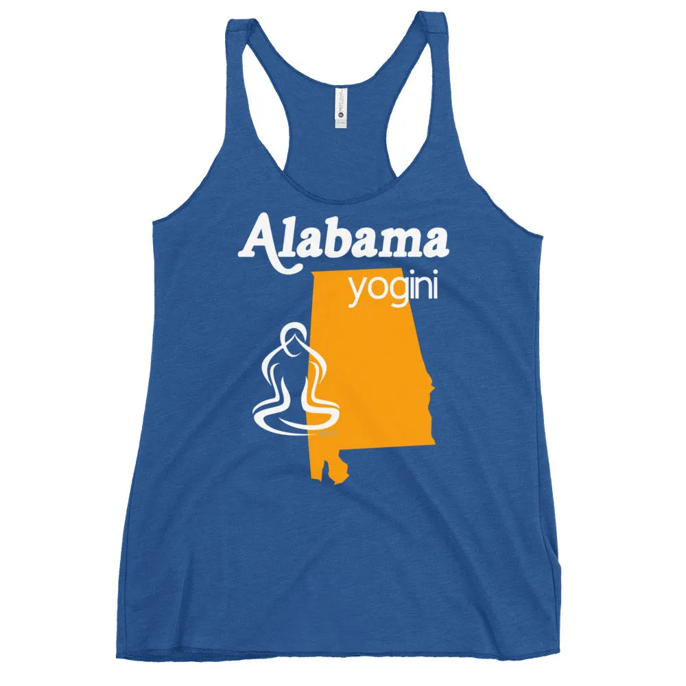 Alabama Map Yogini Dark Color Tank Top