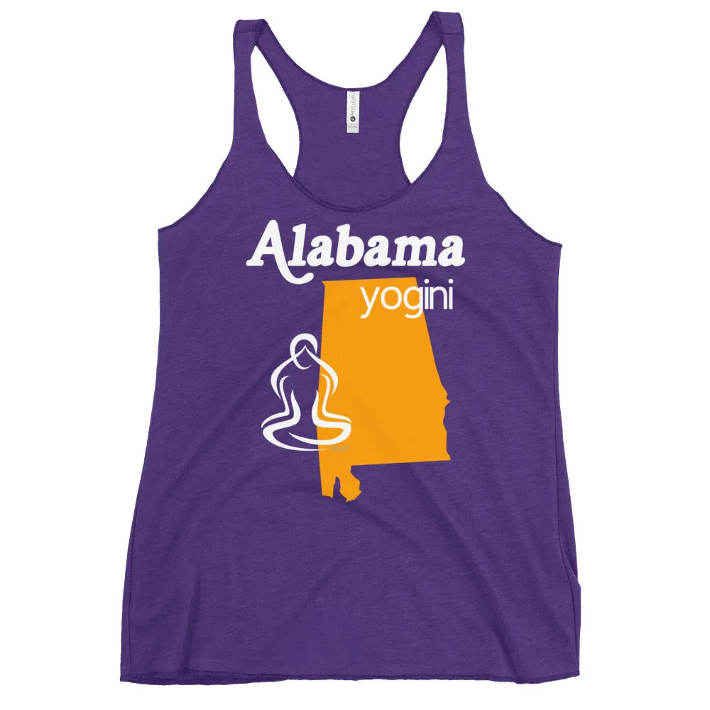 Alabama Map Yogini Dark Color Tank Top