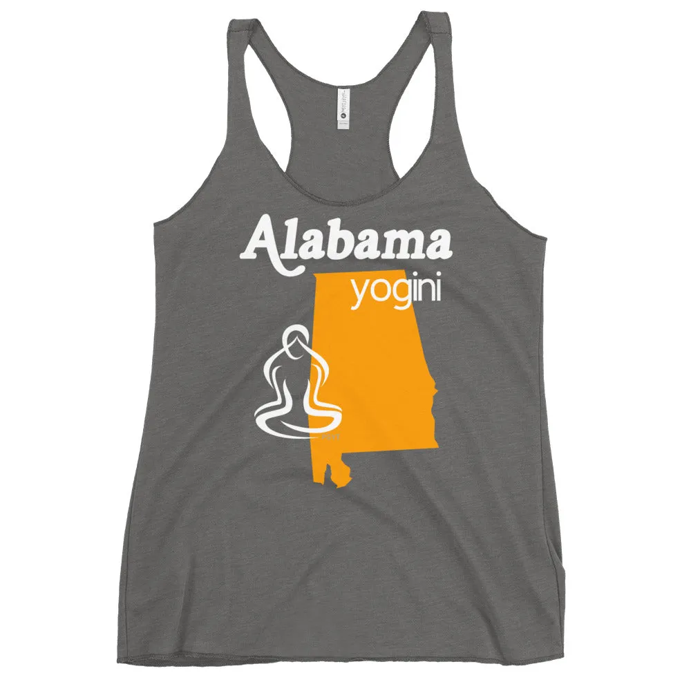 Alabama Map Yogini Dark Color Tank Top