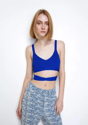 Bow-Tie Knitted Cropped Top