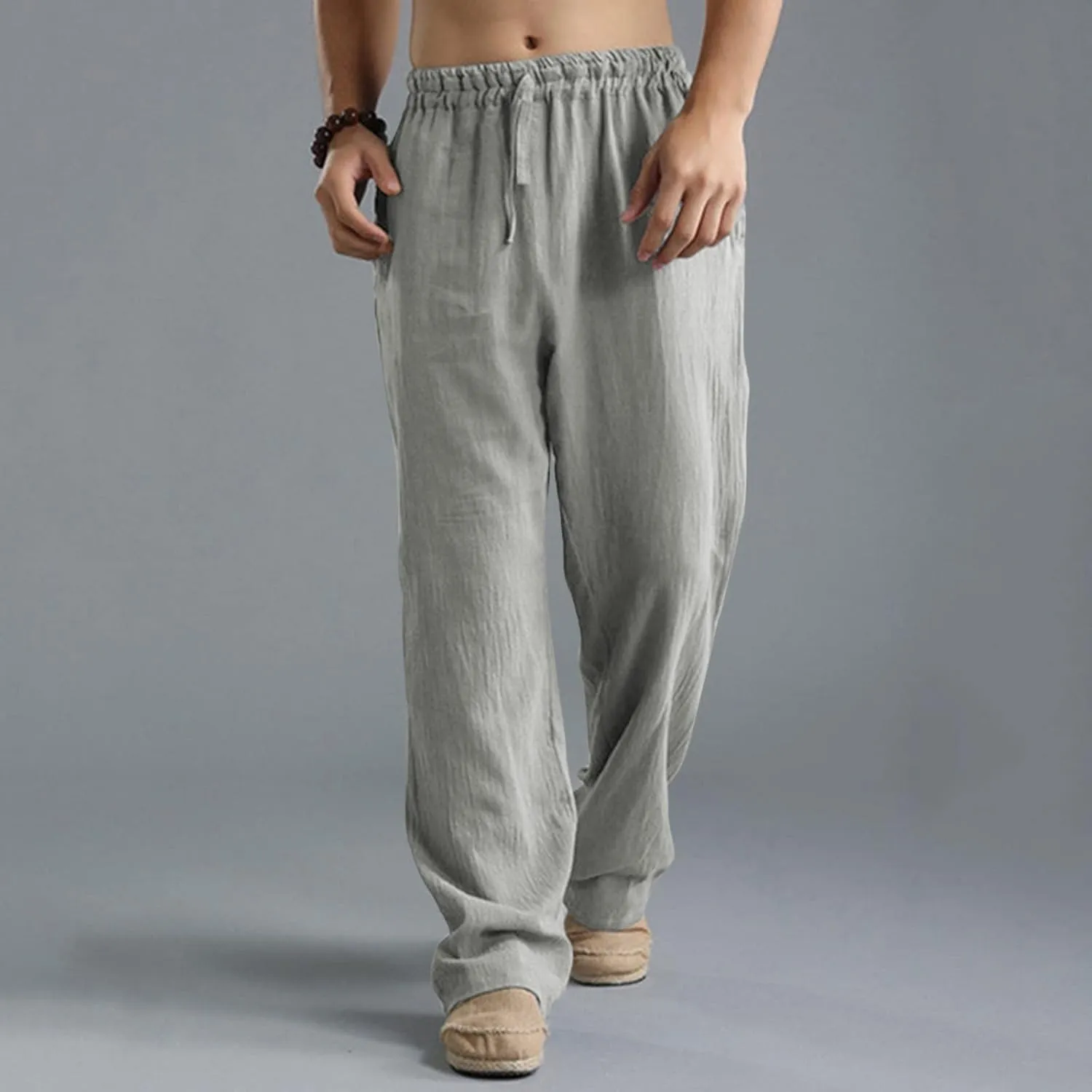 Cargo Pants for Men Relaxed Fit Leg Trousers Workout Jogger Pants with Pockets Sweatpants for Men Mens Zip Joggers