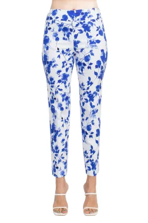 Counterparts Mid Banded Waist Multi Print Stretch Rayon Pants