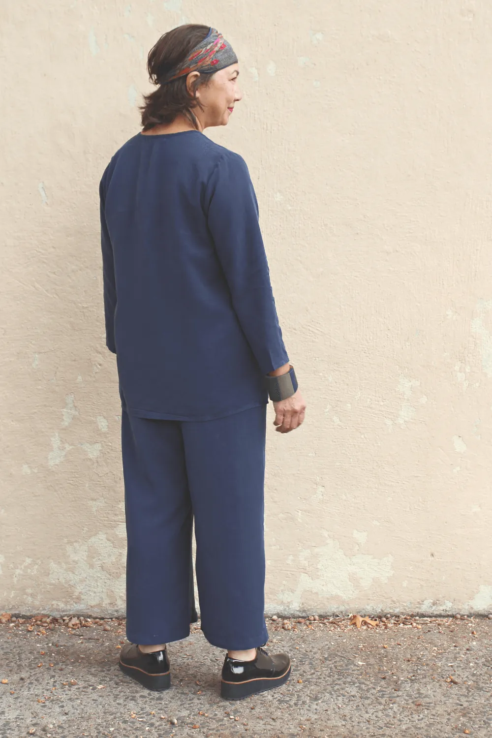 Crop Tencel Full Cut Pant