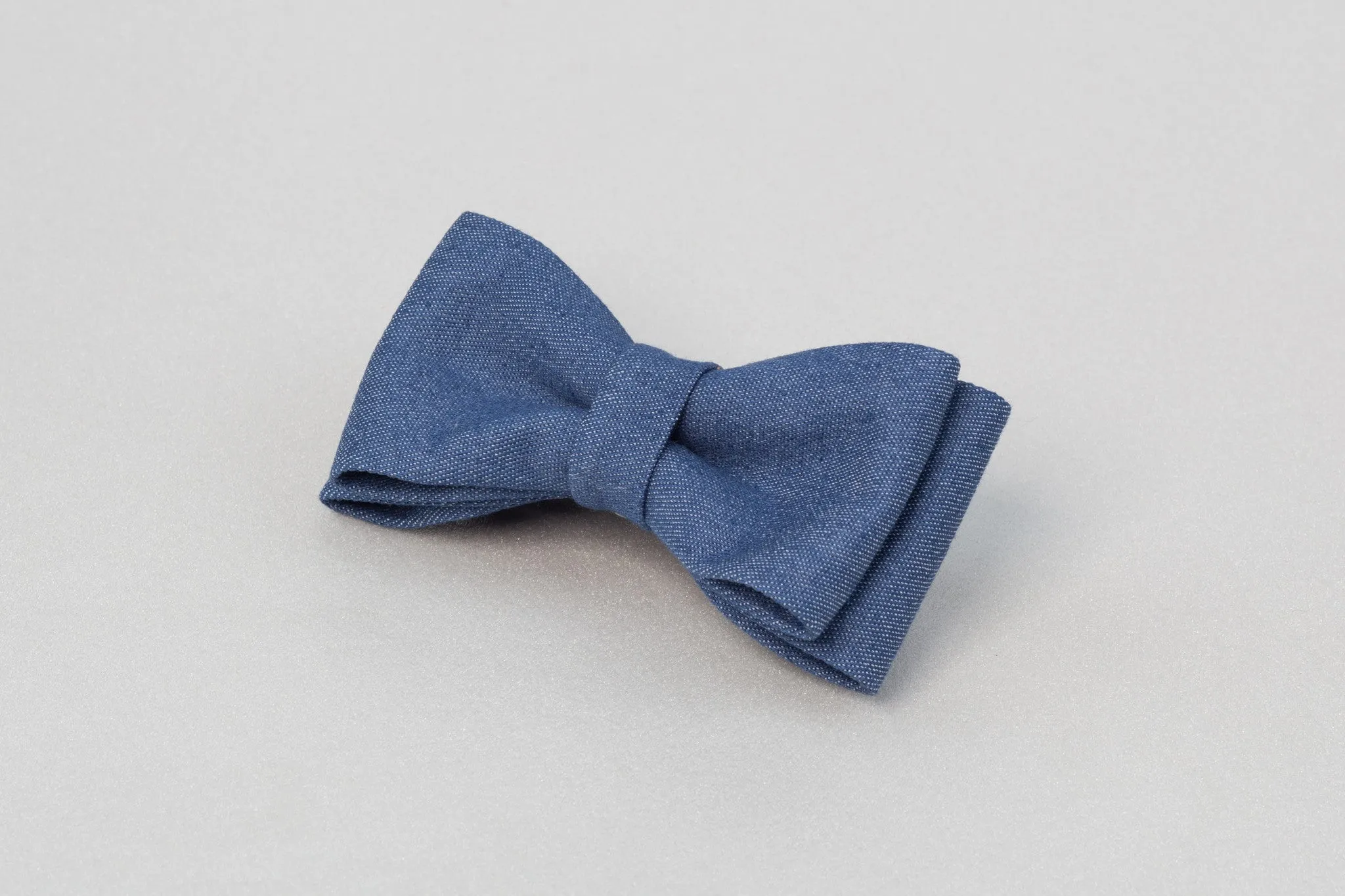 Denim Bow tie