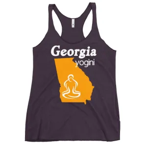 Georgia Map Yogini Dark Color Tank Top