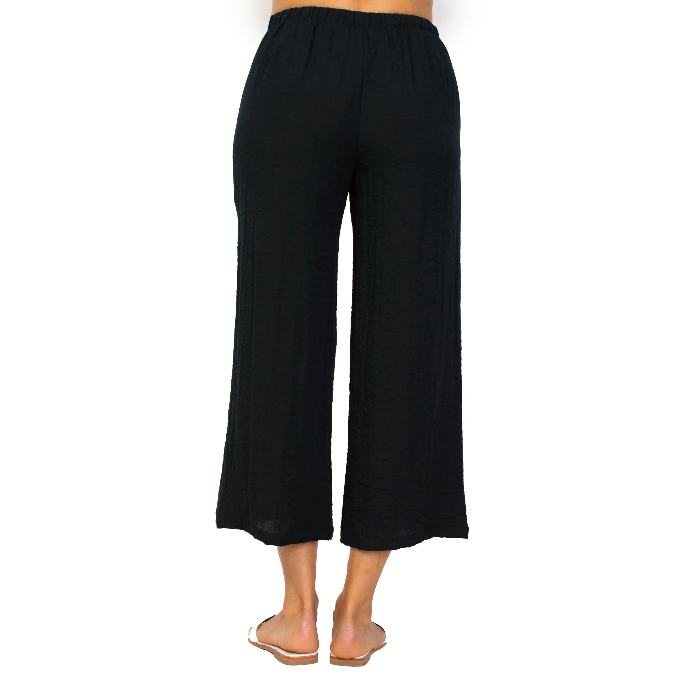 Habitat Express Solid Crop Pant in Black - 30667-BLK
