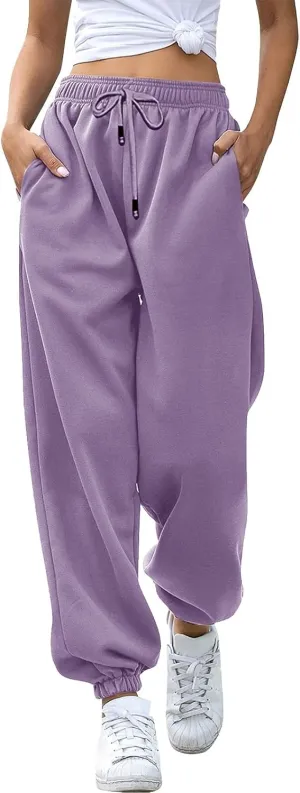 Hands Jogger for Women Track Athletic Pants High Waisted Straight Leg Sweatpants Summer Low Rise Running Jogger