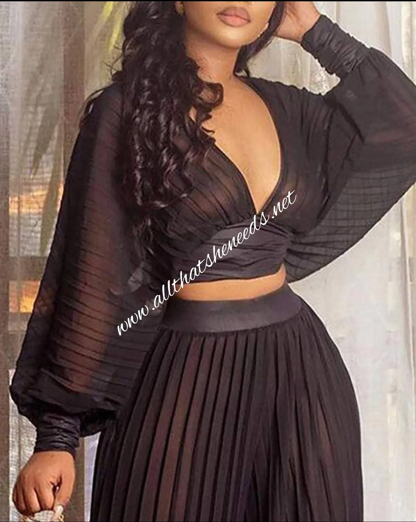 Lady of the Night Pant Set