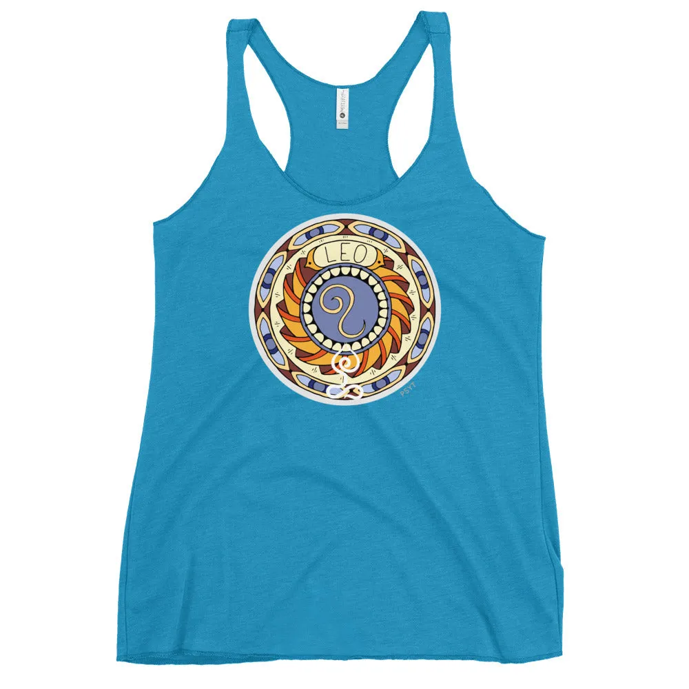 Leo Yogastrology Racerback Tank Top
