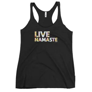 Live Namaste Mandala Word Tank Top