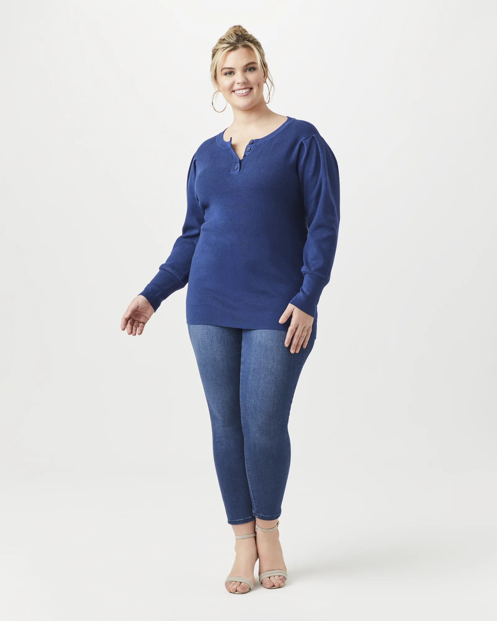 Maria Ribbed Sweater | Navy