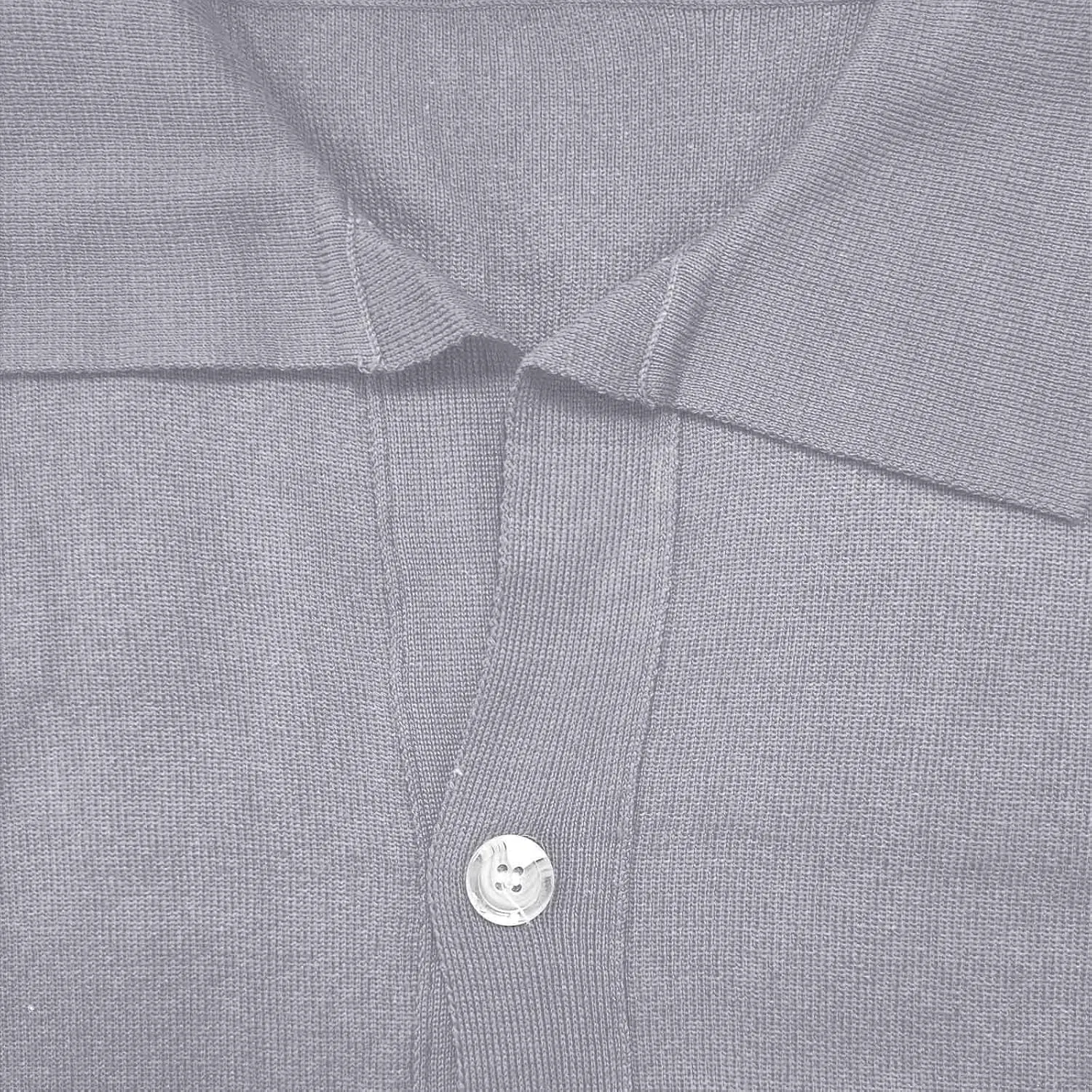 Mens Long Sleeve Knit Polo Shirt Lapel Collar Cardigan Sweater Casual Button Down Knitted Sweater Cardigan Jackets