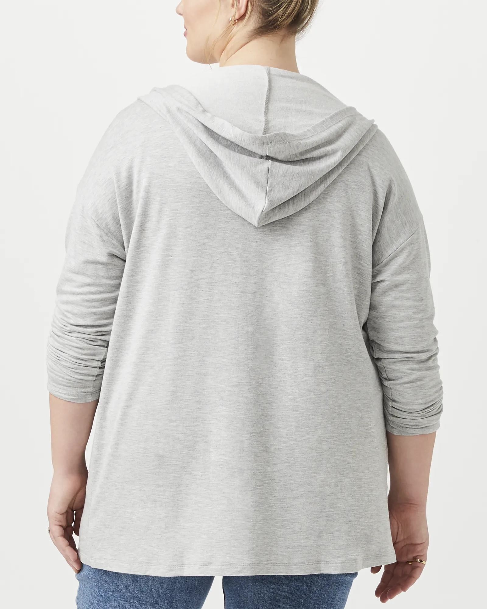 Michelle Hooded Cardigan | Light Grey