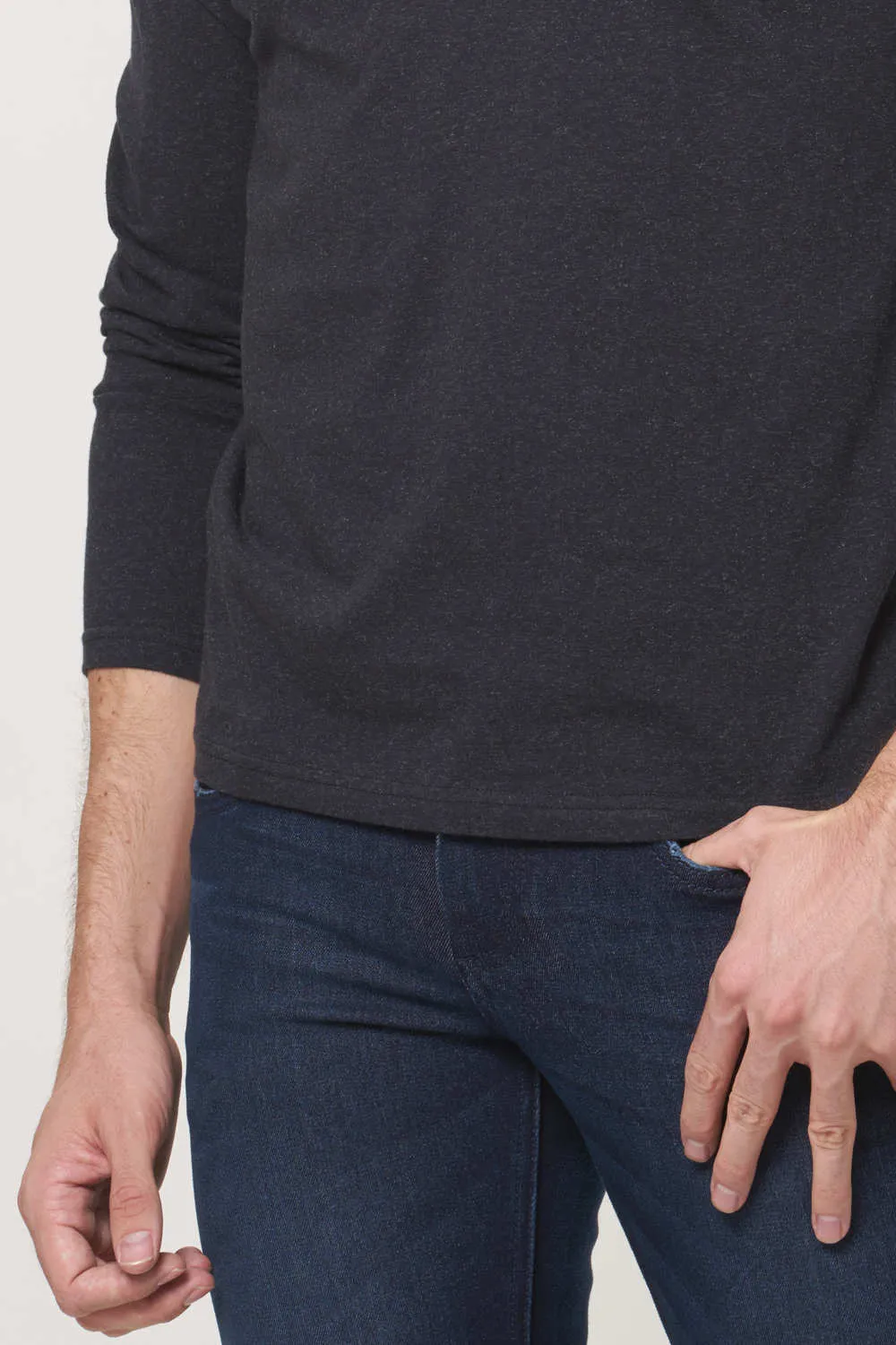 Muscle Fit Henley Full Sleeve T.shirt
