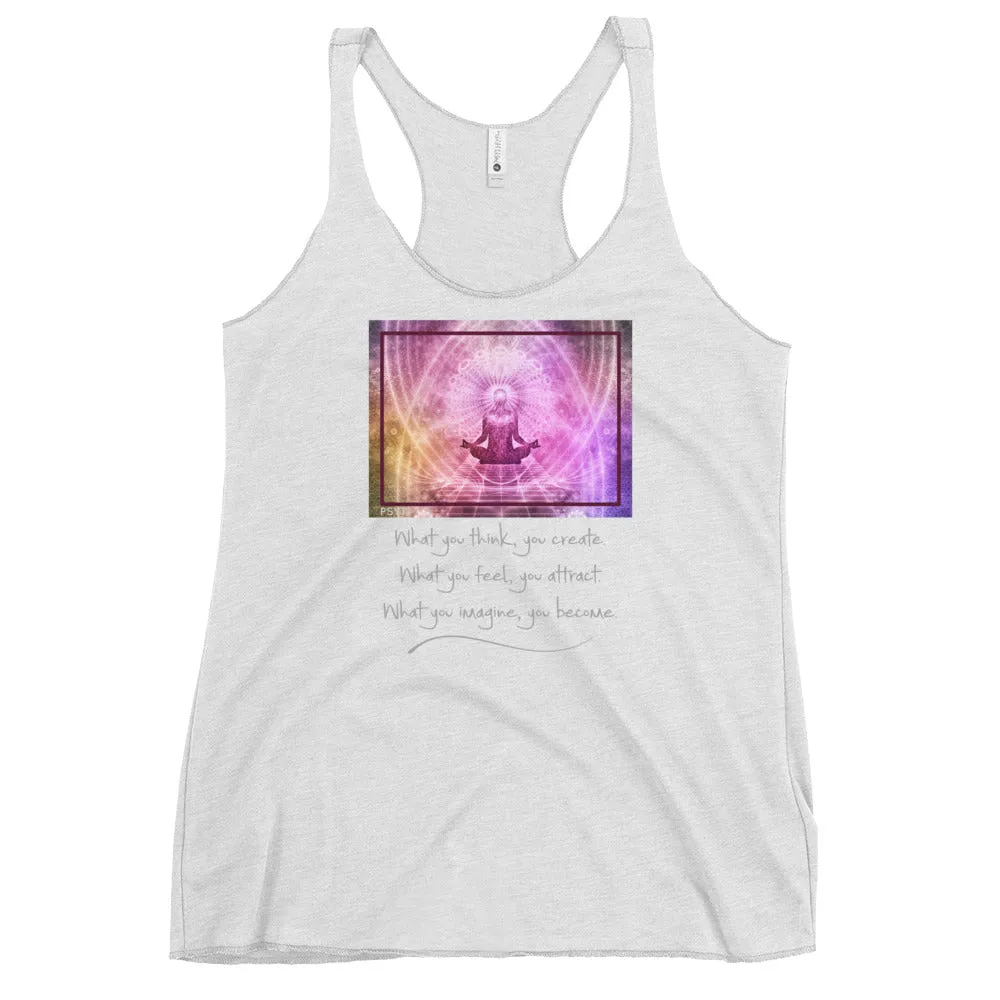 Space Time Buddha Quote Tank Top