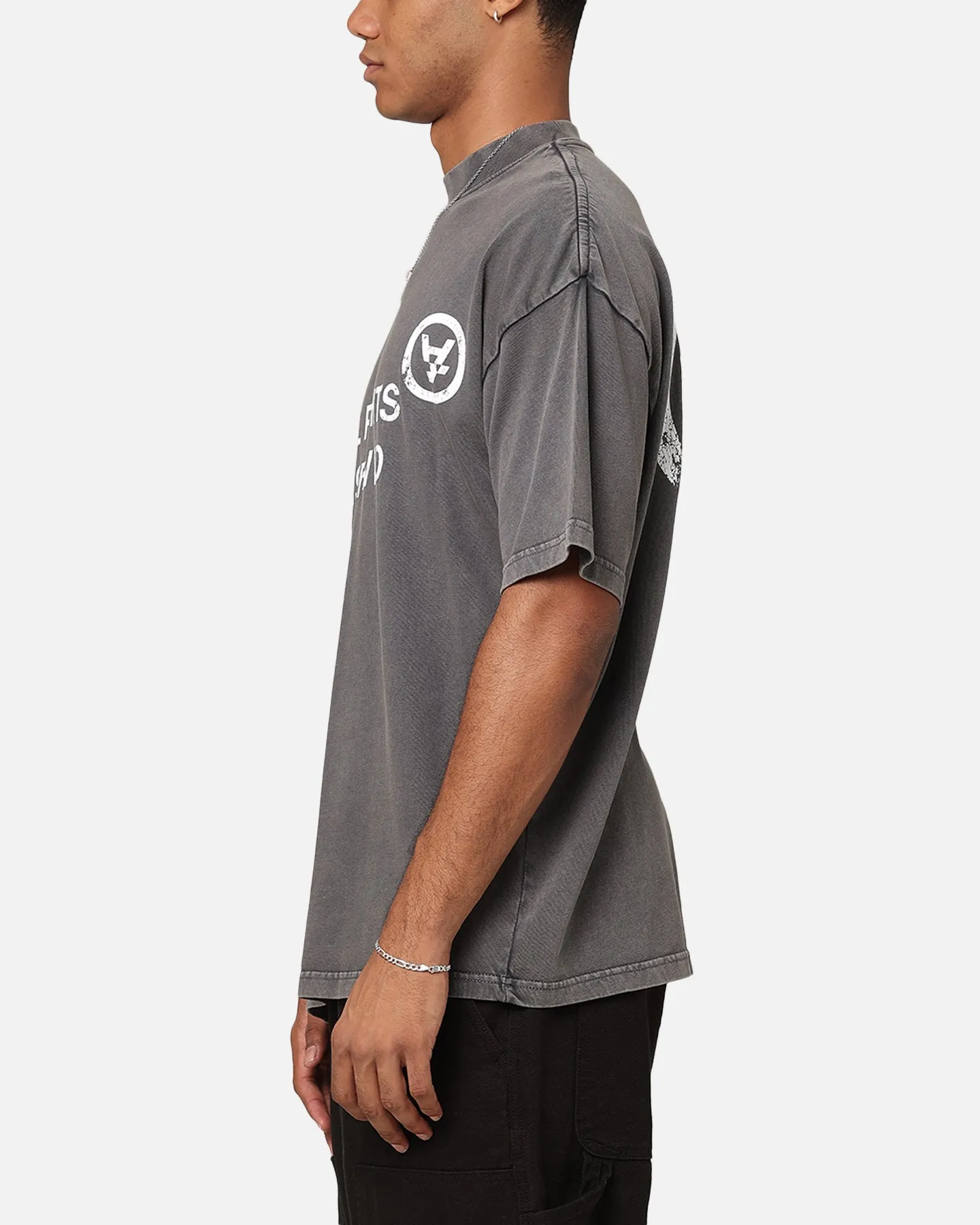 The Anti Order All Rights Reserved T-Shirt Washed Charcoal