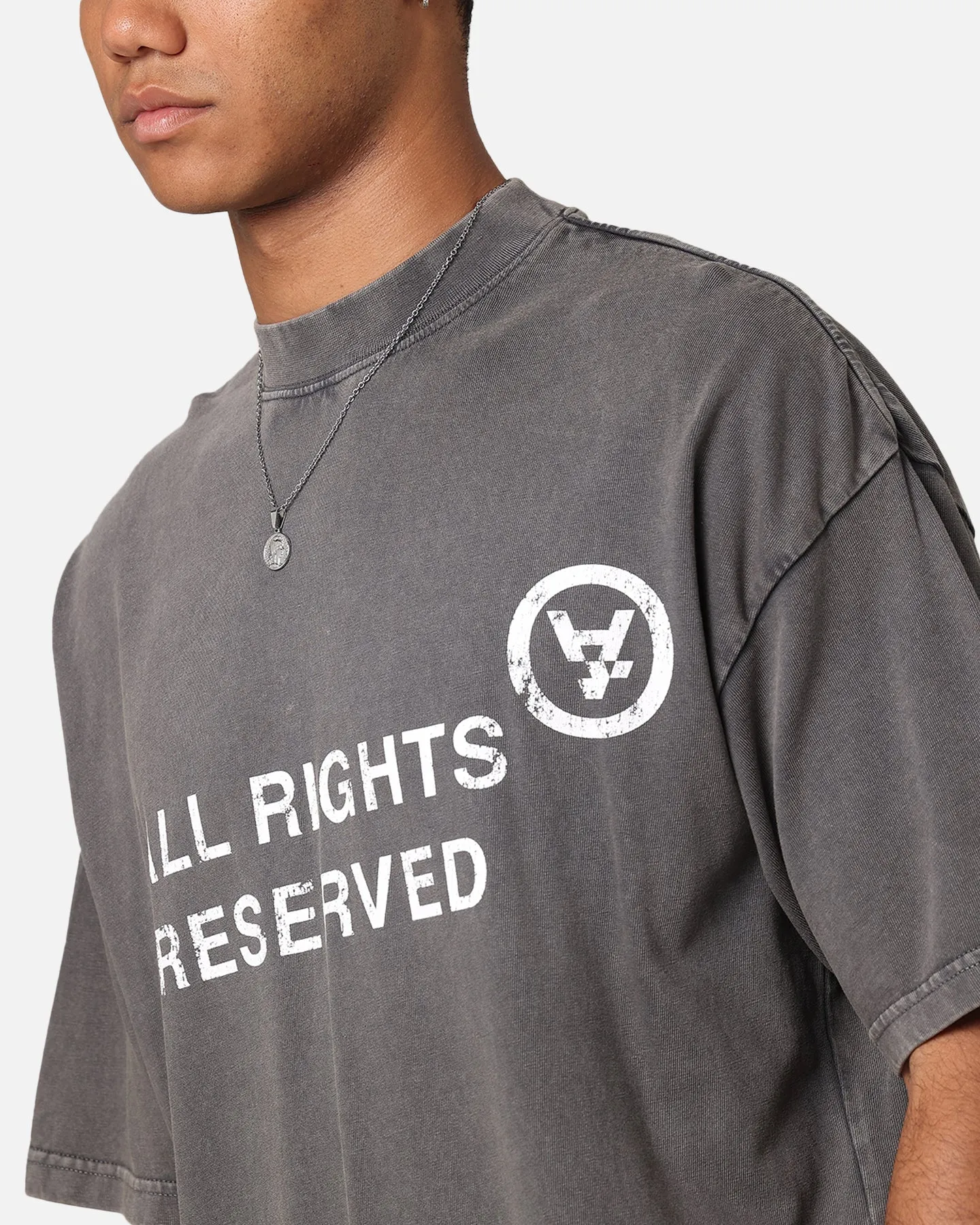 The Anti Order All Rights Reserved T-Shirt Washed Charcoal