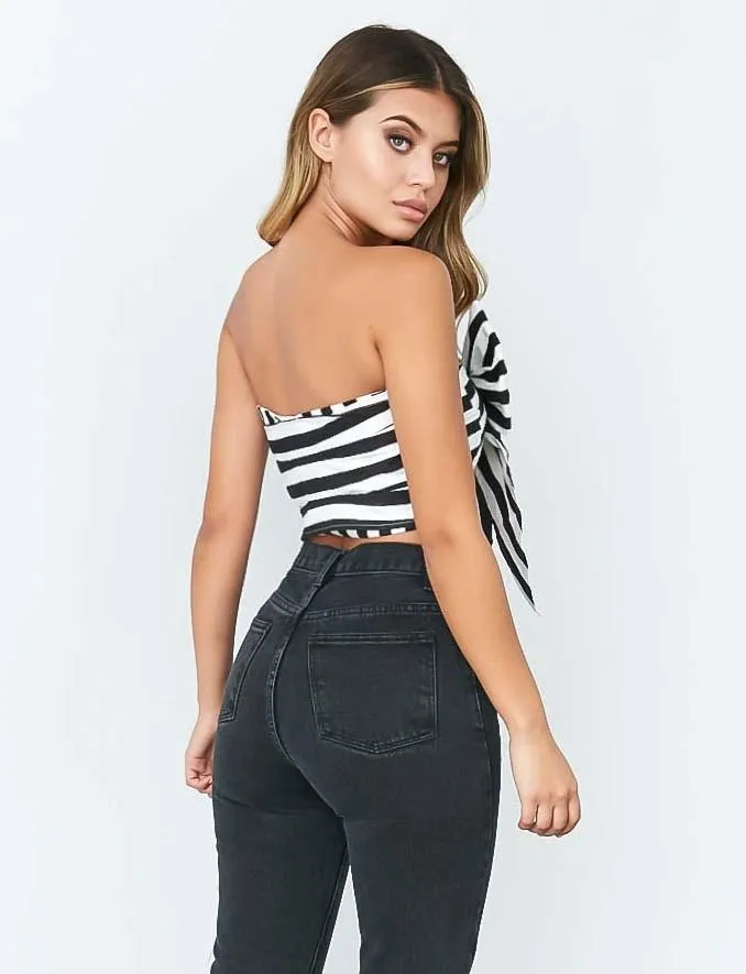 Tilly Crop - Stripe