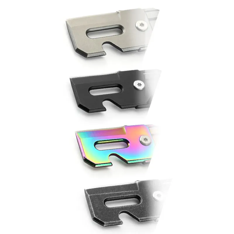 Women Edc Multi Functional Folding Self Defense Keychain Keyring Small Pocket Utility Knife