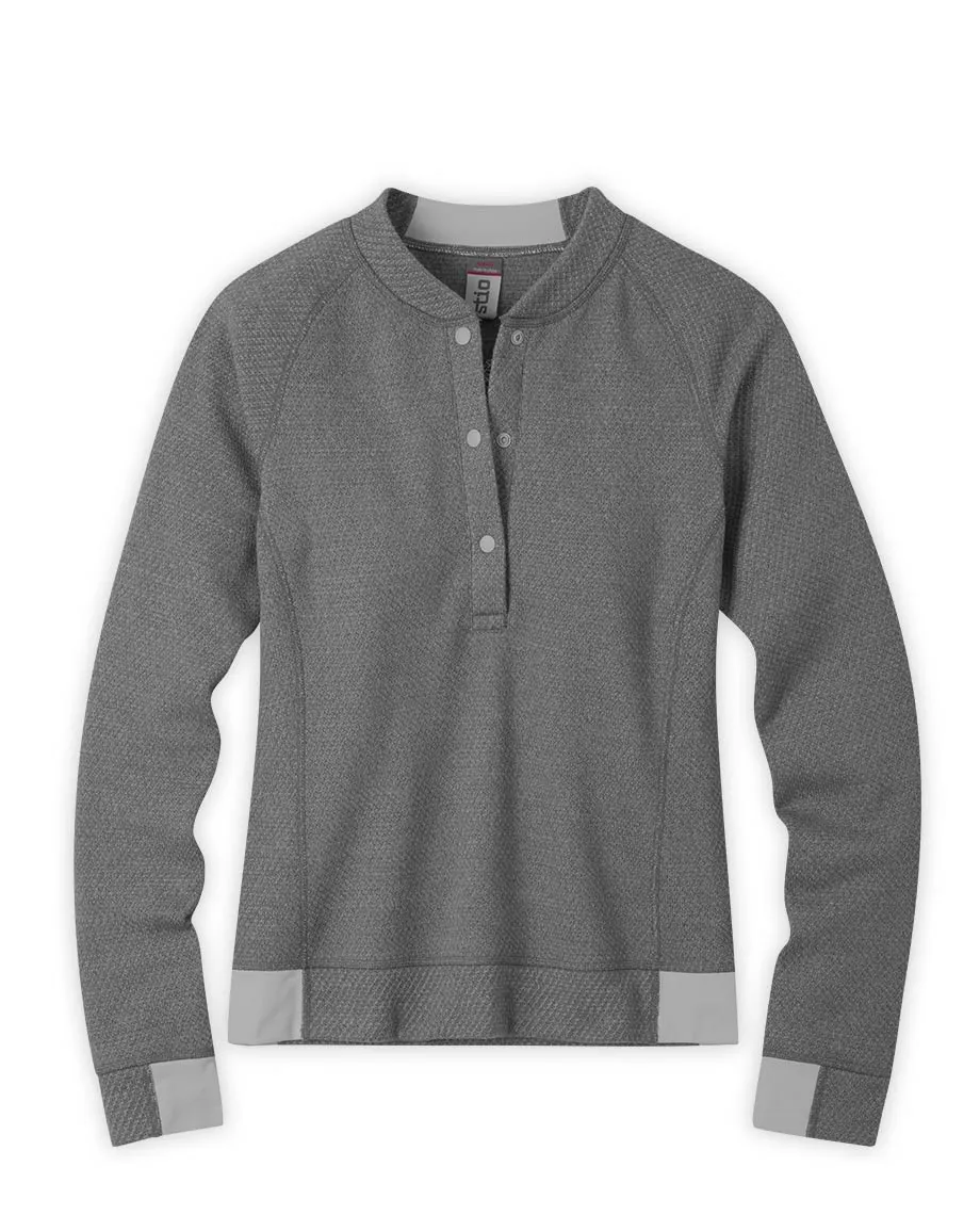 Women's Thermop Fleece Snap Neck