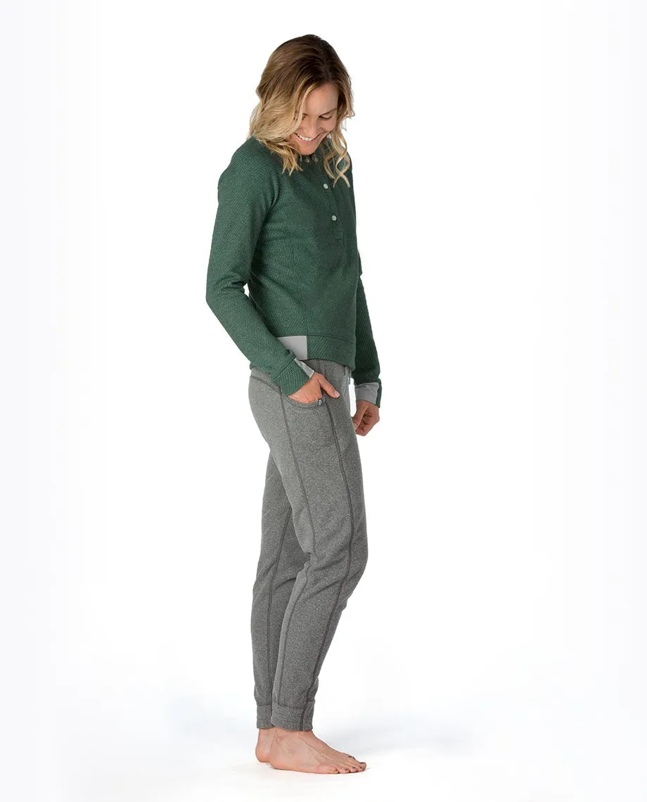 Women's Thermop Fleece Snap Neck