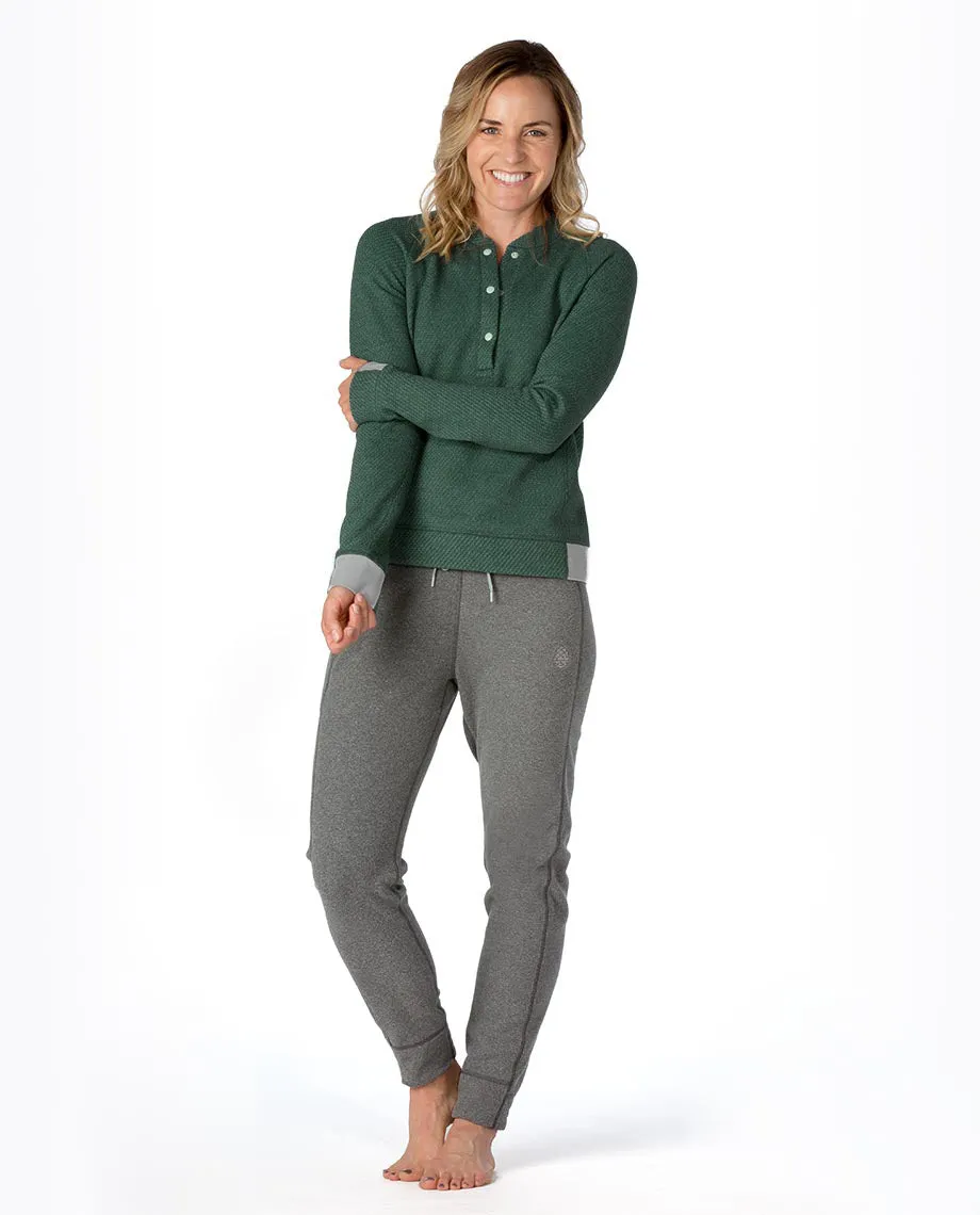 Women's Thermop Fleece Snap Neck