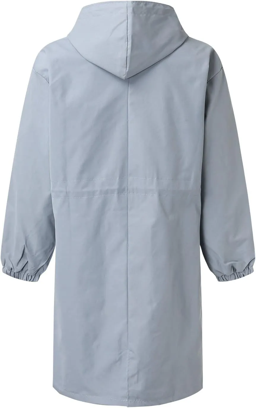Women's Winter Overcoat Mid-Long Stand Collar Single Breasted Coat Outerwear